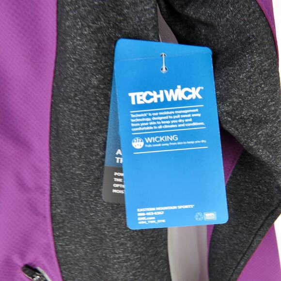 Eastern Mountain Sports Active Hybrid Purple Wind Jacket Winter Coat XS - Picture 4 of 6